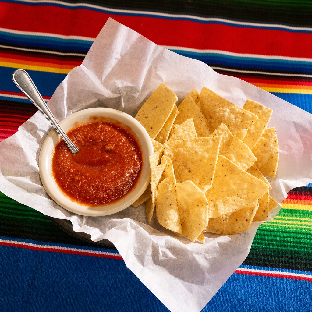 Tostadas And Salsa.