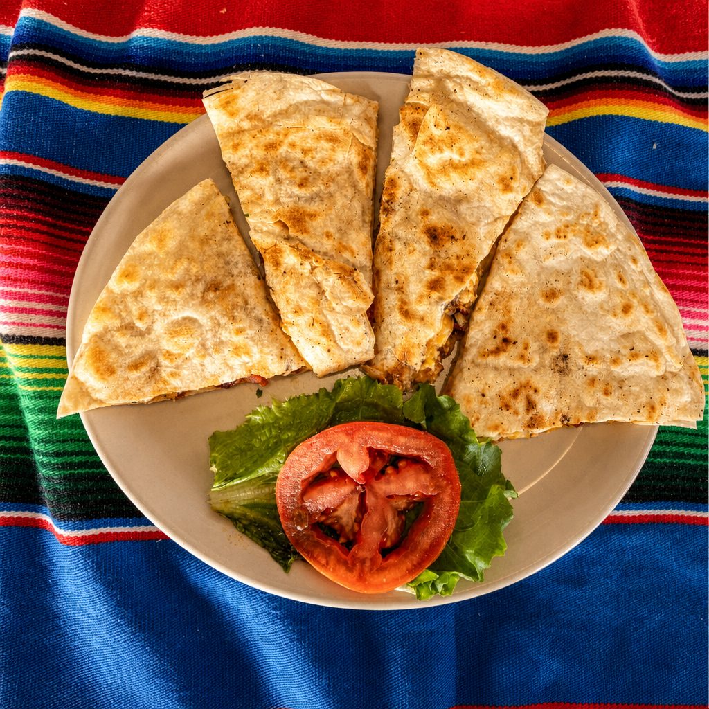 Half Breakfast Quesadilla.