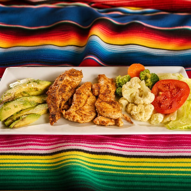 Jaxson's Avocado Chicken Dish.