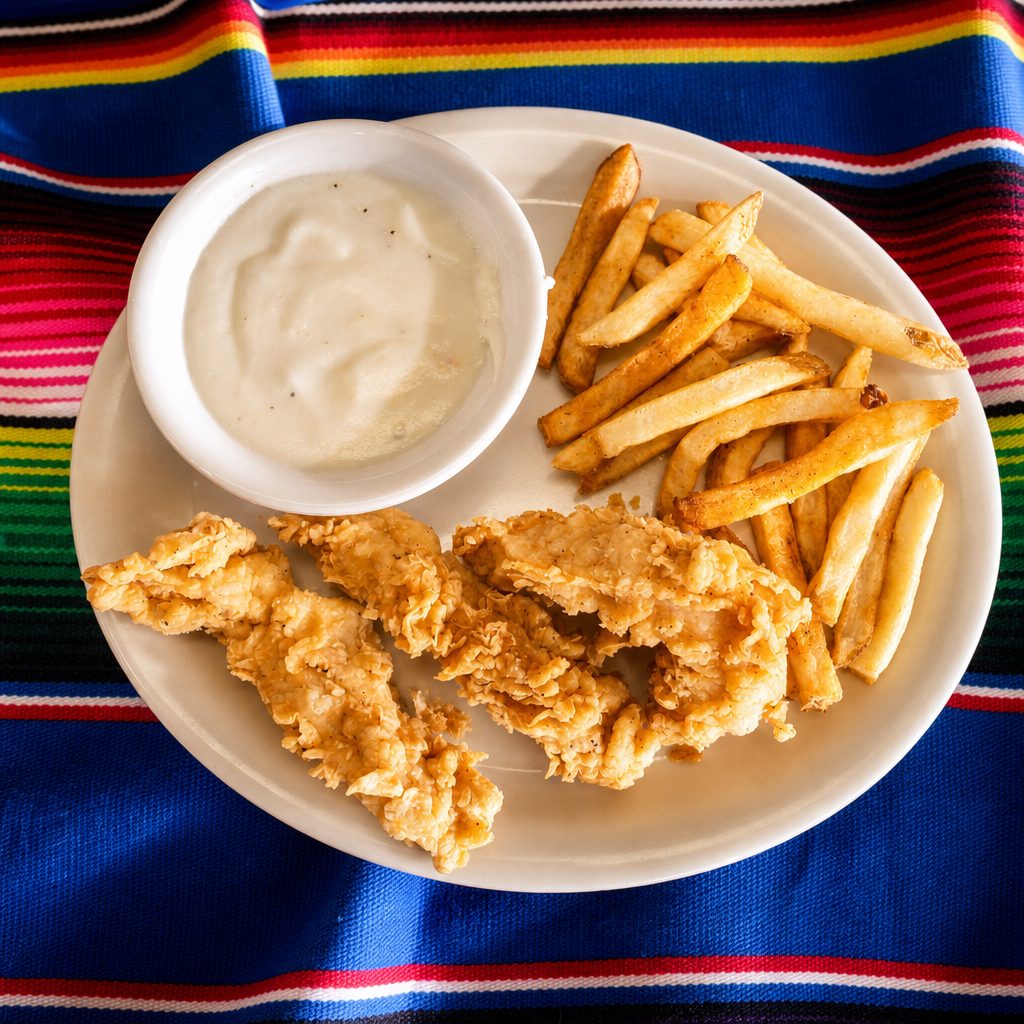 Chico's Chicken Strips.