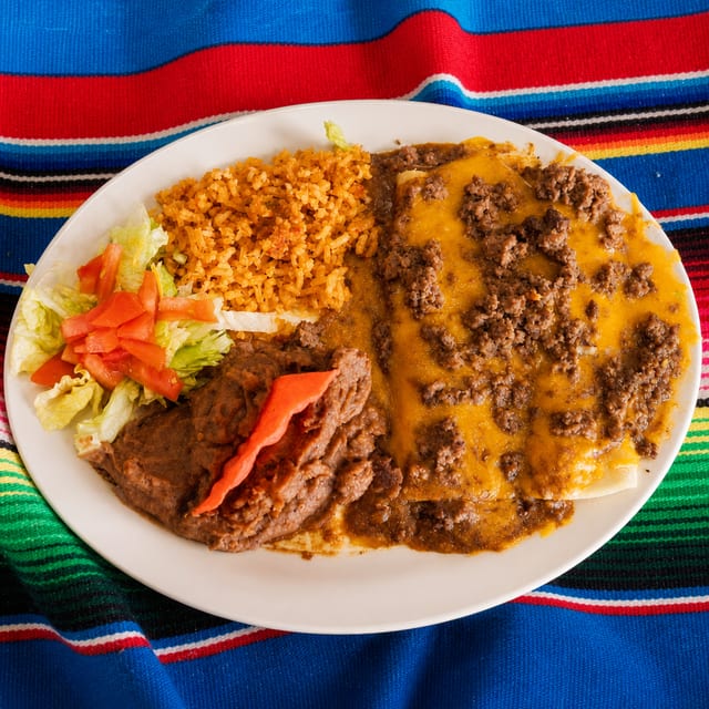 Classic Enchiladas (2) Plate.