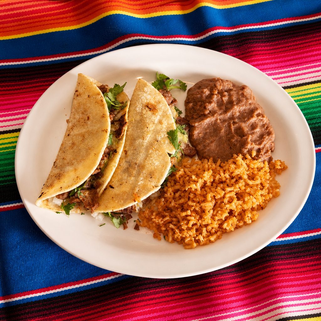 Street Tacos (2) Plate.