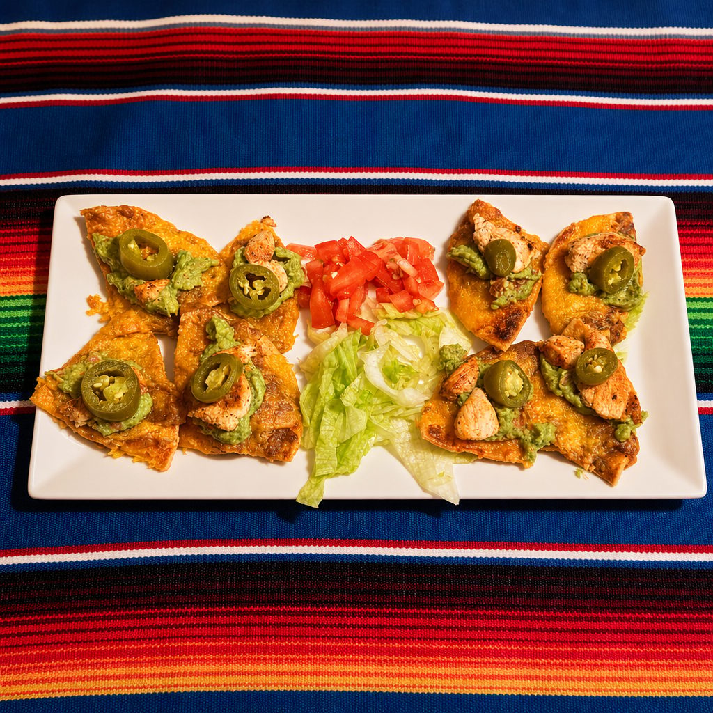 (8) Fajita Nachos.