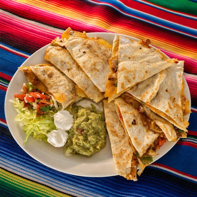 Veggie Quesadilla.