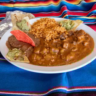 Carne Guisada Tacos (2) Plate